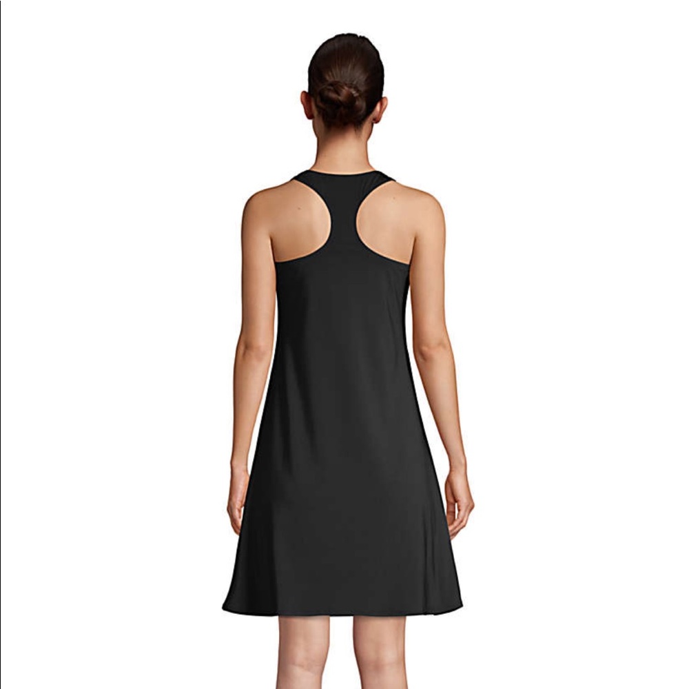 10 Lands end swim dress black LONG - Picture 5 of 7